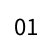 Number 01