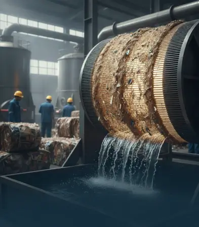 Wedge Wire Screens for Recycled Paper Pulping